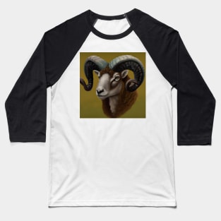 Dorset Horn Ram Baseball T-Shirt